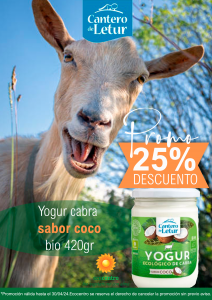Promo 25% yogur coco