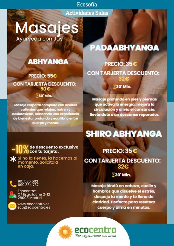MASAJES NUEVO PRECIO